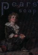 Sir John Everett Millais reklamtavla for pears pears soap med bubblor oil on canvas